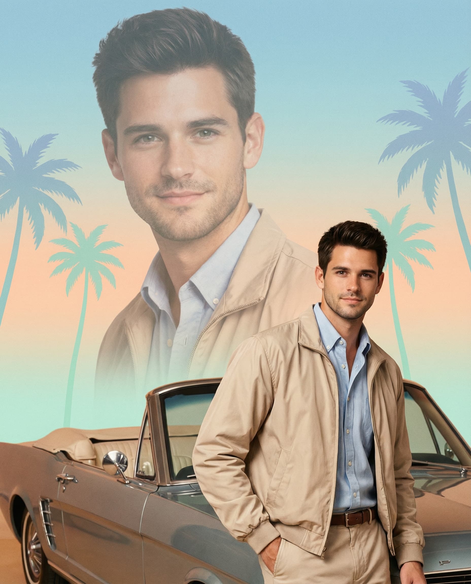 Retro portrait sample