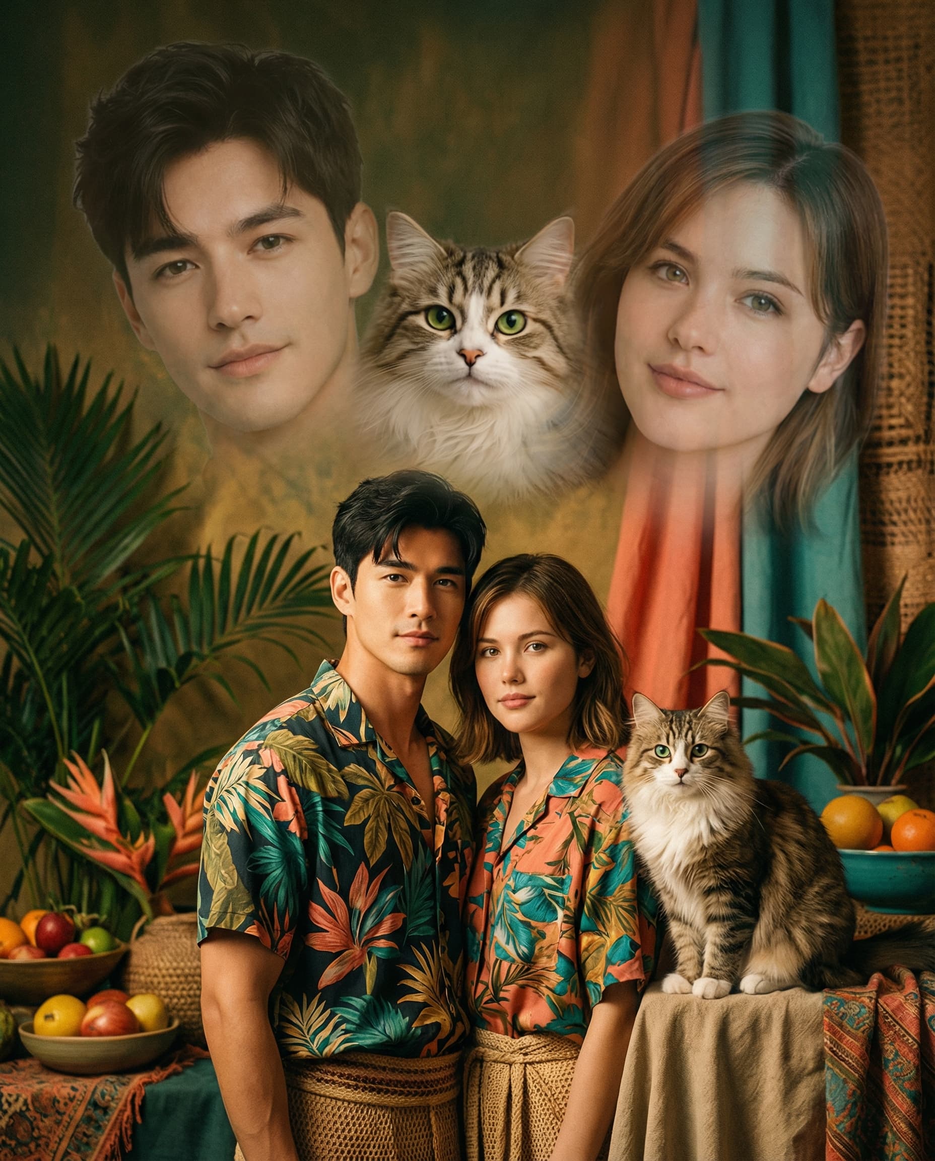 Retro portrait sample